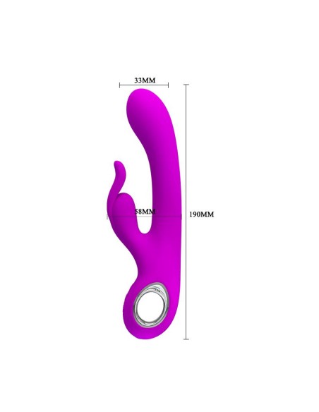 Vibrador Hot Rabbit Purpura
