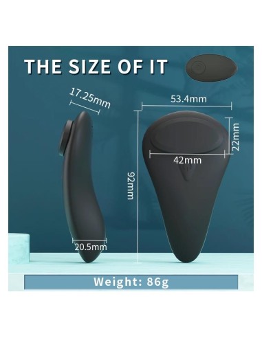 Bengi Estmulador de Braguita Control Remoto Silicona Liquida Unibody