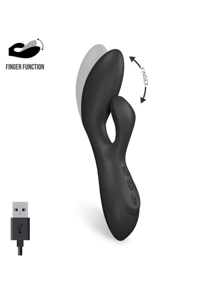 Mabo Vibrador Punto G Movimiento Finger Silicona Unibody