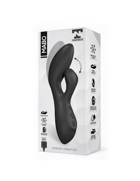 Mabo Vibrador Punto G Movimiento Finger Silicona Unibody