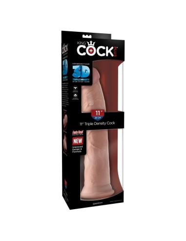 3D Dildo Triple Densidad Plus 11 Natural