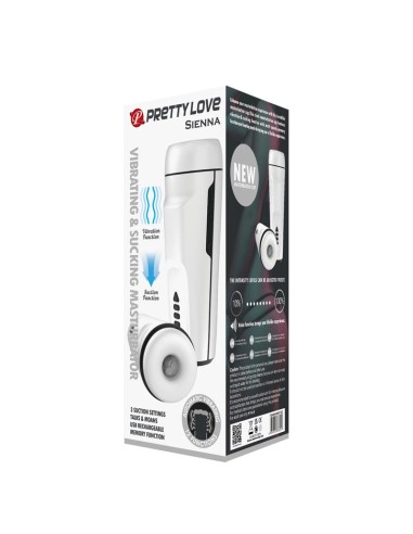 Sienna Masturbador Masculino con Vibracion Voz Sex Talk y Succion