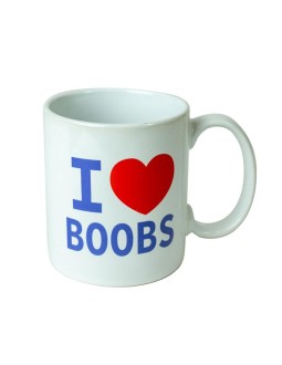 Taza de Ceramica I Love Boobs