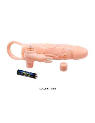 Brave Man Funda para el Pene con Vibracion 5cm