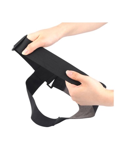 Arnes con Dildo Retractil con Vibracion