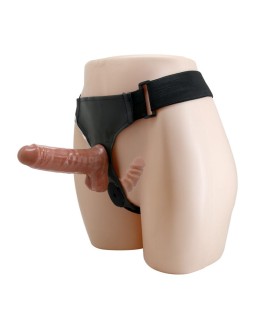 Arnes con Dildo Doble Retractil con Vibracion 2
