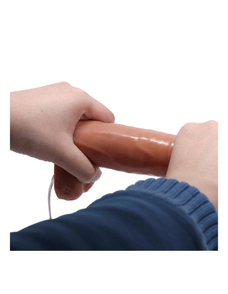 Arnes con Dildo Doble Retractil con Vibracion