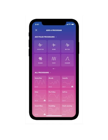 Mighty One Anillo Vibrador con APP Azul