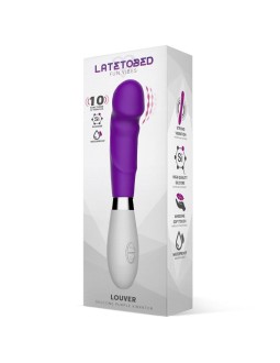 Louver Vibrador Silicona Purpura 2