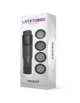 Heady Estimulador con 4 Cabezales Negro 2