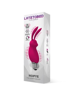 Hopye Bala Vibradora Conejito Silicona Rosa 2
