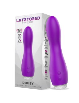 Douby Vibrador Silicona Purpura