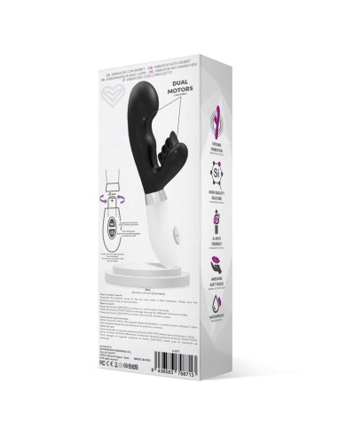 Sliper Vibrador Conejito Silicona Negro