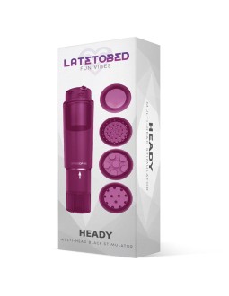 Heady Estimulador con 4 Cabezales Purpura 2