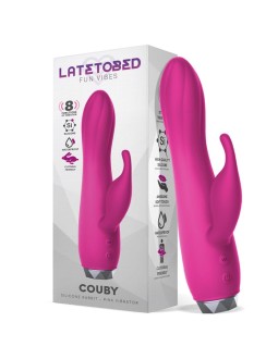 Couby Vibrador de Conejito Silicona Rosa