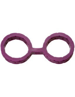 Esposas Japonesas para Bondage Silicona Premium Talla L Purpura