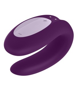 Vibrador para Parejas con APP Double Joy Violeta 2