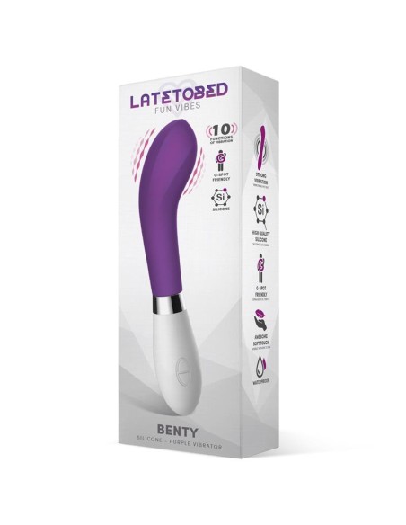 Benty Vibrador Silicona Purpura