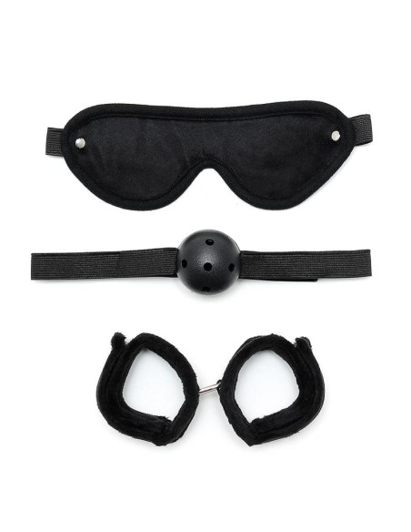 Rimba Bondage Play Set de Bondage 3 Piezas Color Negro
