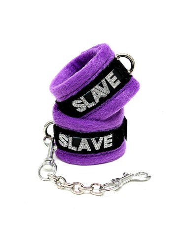 Rimba Bondage Play Esposas y Antifaz Color Purpura