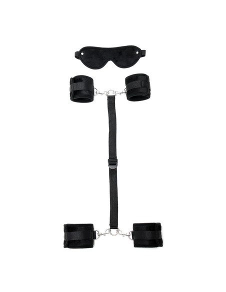 Ataduras con Mascara Ajustable Color Negro