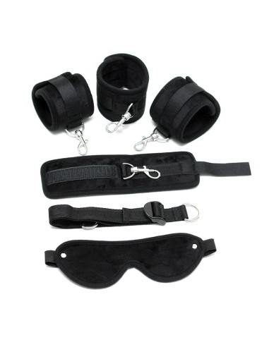 Ataduras con Mascara Ajustable Color Negro