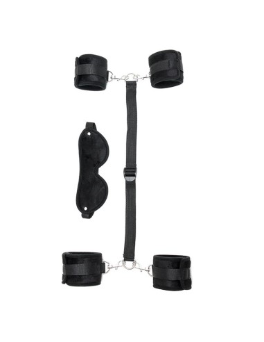 Ataduras con Mascara Ajustable Color Negro