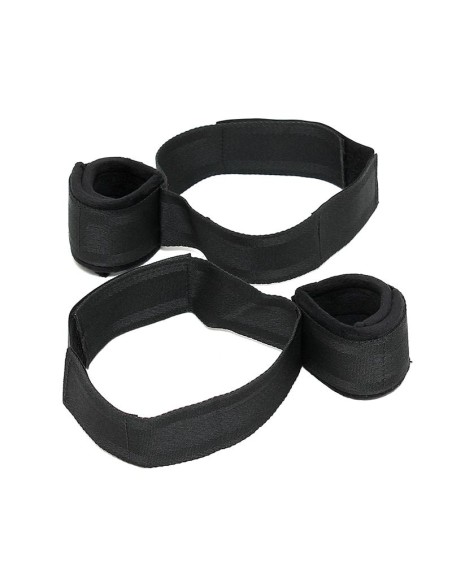 Esposas de Muslos y Manos Ajustables Negro