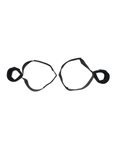 Esposas de Muslos y Manos Ajustables Negro