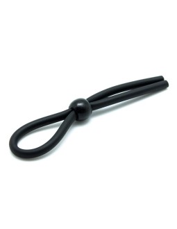 Rimba Latex Play Cordon Ajustable para Pene Color Negro 2