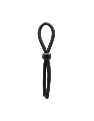 Rimba Latex Play Cordon Ajustable para Pene Color Negro