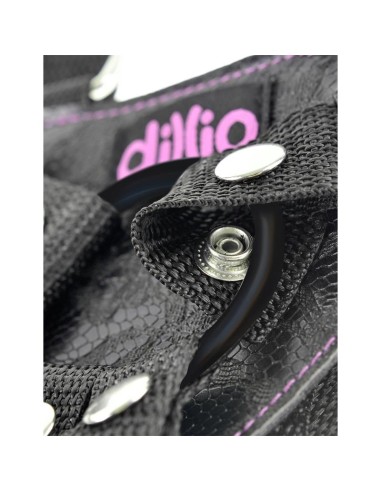 Arnes con Tirantes y Dildo 165 6 cm Rosa