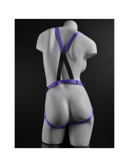 Dillio Arnes con Dildo de 19 cm Color Purpura