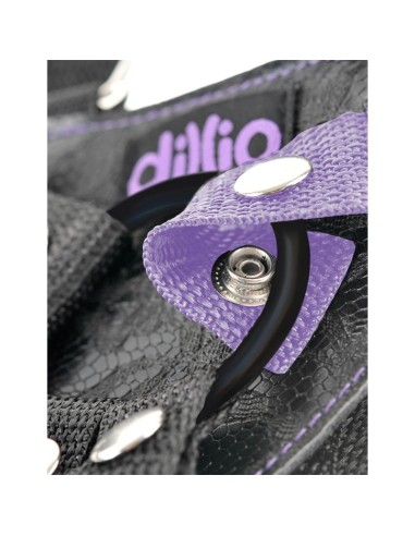 Dillio Arnes con Dildo de 19 cm Color Purpura