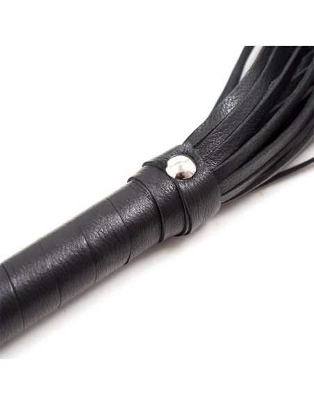 Flogger Mango de Metal 69 cm Negro