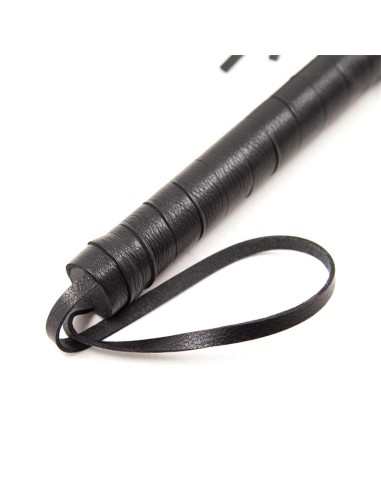 Flogger Mango de Metal 69 cm Negro