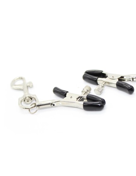 Pinzas para Pezones con Mosquetones Metal