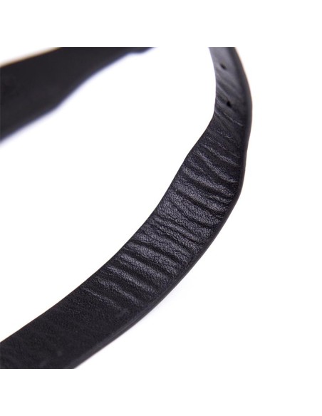 Collar con Cascabel Ajustable 43 cm Negro