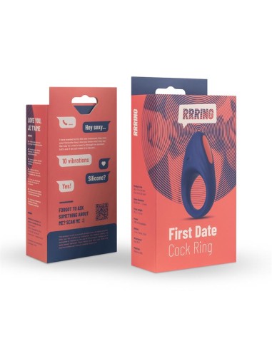 Rring First Date Anillo para el Pene con Vibracion USB Silicona