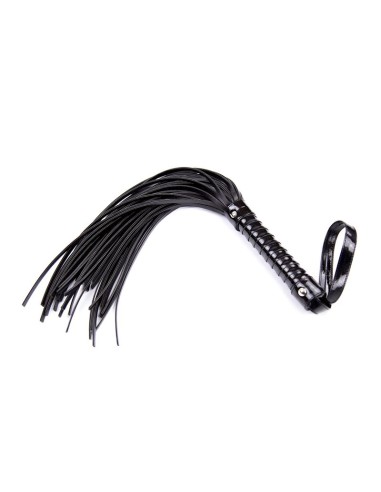 Flogger con Mango Brillante 44 cm Negro