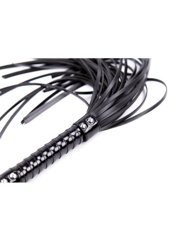 Flogger con Mango Brillante 44 cm Negro