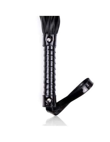 Flogger con Mango Brillante 44 cm Negro