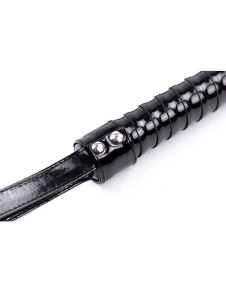 Flogger con Mango Brillante 44 cm Negro