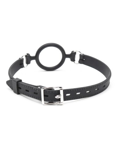 Mordaza de Aro Abierto 5 cm Negro