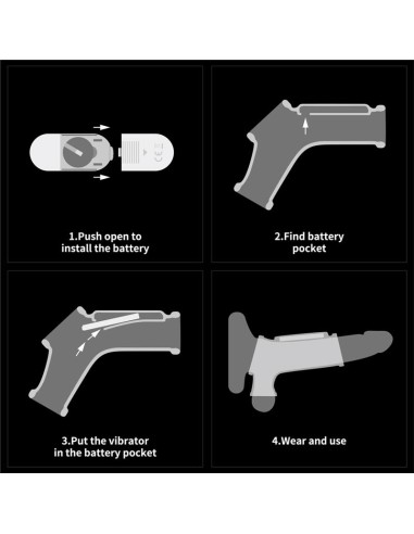 Funda Pene y Testiculos con Vibracion Silk Knights