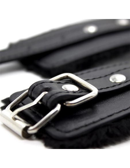 Esposas con Forro Interior Ajustables 30 cm Negro