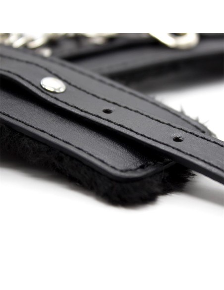 Esposas con Forro Interior Ajustables 30 cm Negro
