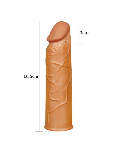 Funda para el Pene Pleasure X Tender Marron