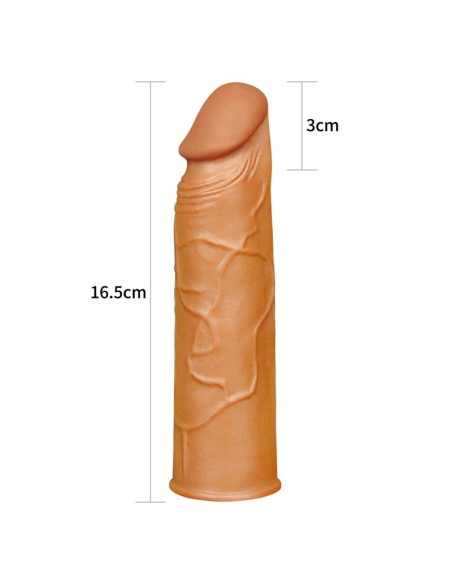 Funda para el Pene Pleasure X Tender Marron