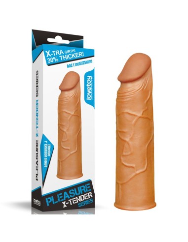 Funda para el Pene Pleasure X Tender Marron